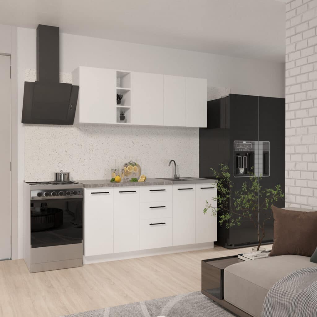 Кухня Стиль Comfort 1.6 м Білий