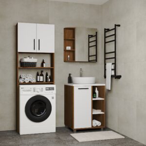 Шкаф-пенал под стиральную машину 1900х650х250 мм