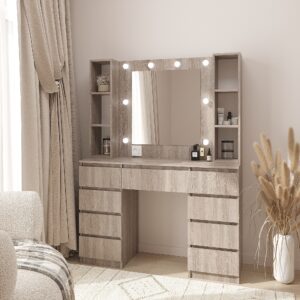 Туалетний столик з підсвіткою Лайт Дабл 1600х1200х400 мм