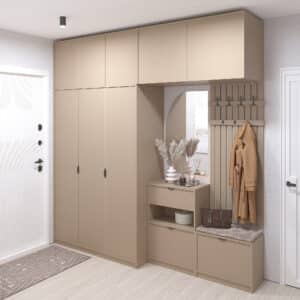 Комплект  Шафа/Антресоль/Тумба/Вішалка/Дзеркало  Рейн №11