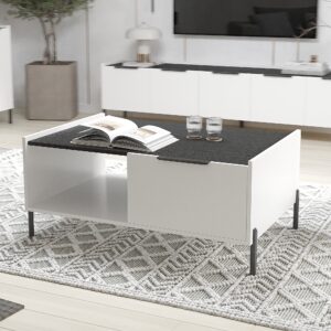 Журнальний столик Ларго з ящиком та відкритою полицею 460х1040х680 мм