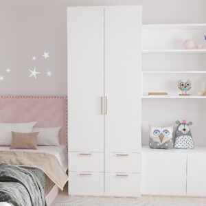 Шкаф для одежды с ящиками 2100*800*530 Анхель