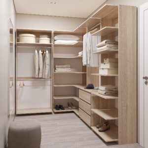 Гардеробная система, модули гардеробные, шкаф для одежды 2100х3200х500 мм Дуб Сонома