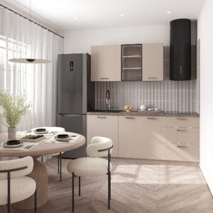 Дизайнерська готова глянцева кухня Ельба 2,0 м