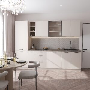 Готова кухня Вольта з рельєфними матовими фасадами 2,9 м