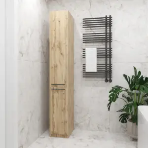 Шкаф-пенал в ванную комнату / прихожую / детскую 2000х300х450 мм