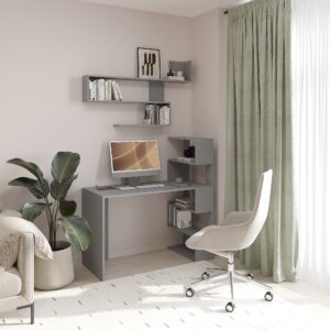 Комплект: Письменный стол с навесной полкой