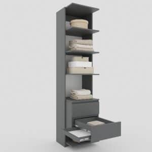 Гардеробний модуль з потайною скринькою 2100х400х500 мм