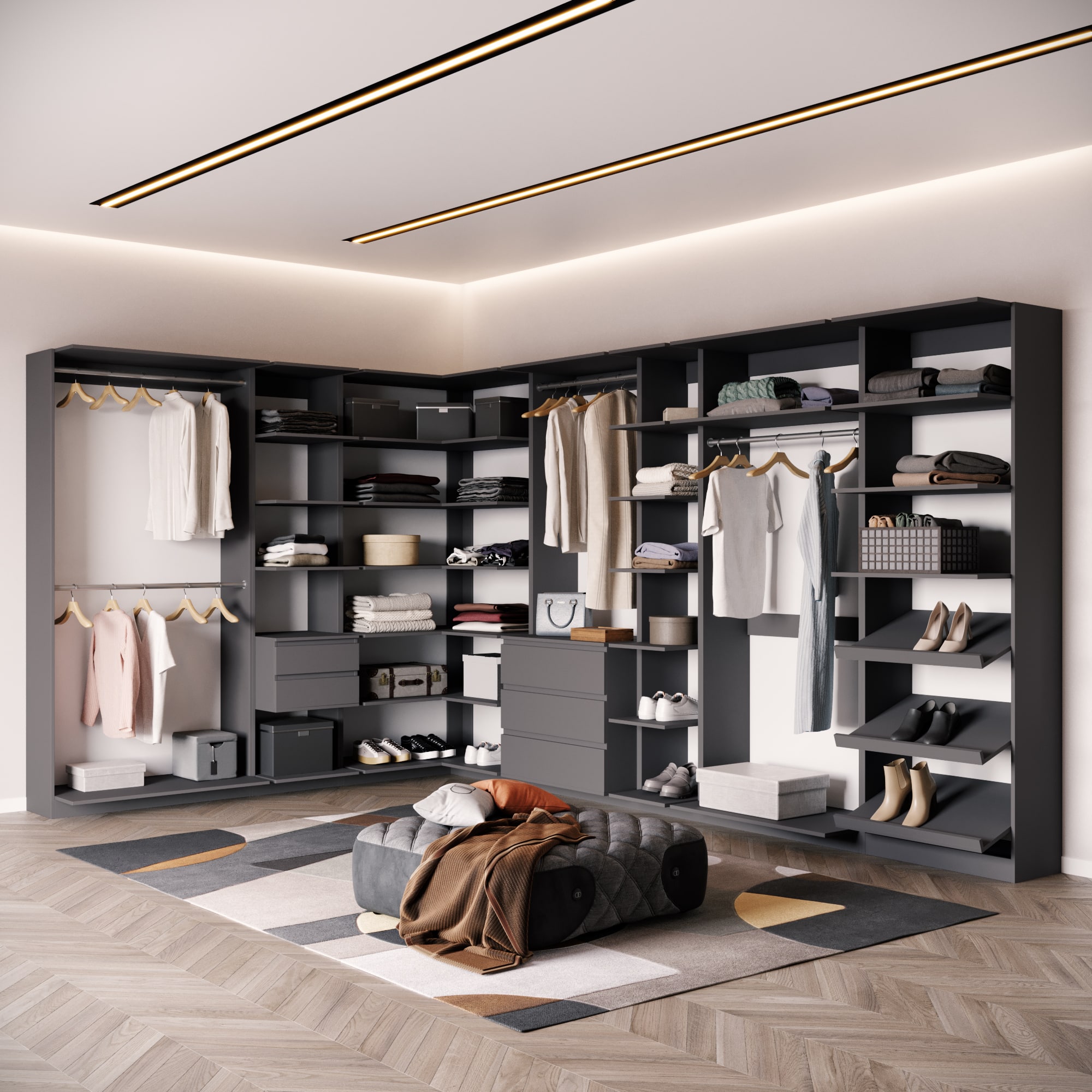 wardrobe anthracite