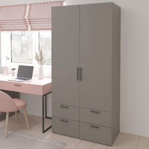 Шафа для одягу з шухлядами 2100х1000х530 мм Анхель