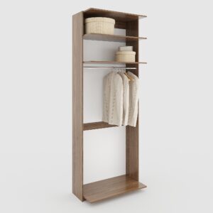 Модуль гардеробний з полицями та штагною 2431х500 мм